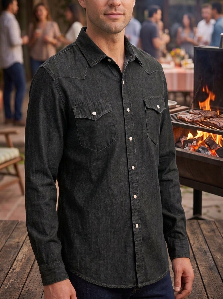 Camisa de Mezclilla Parrall