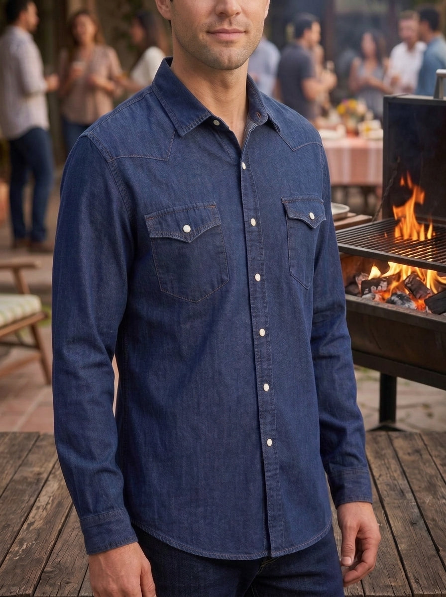 Camisa de Mezclilla Parrall